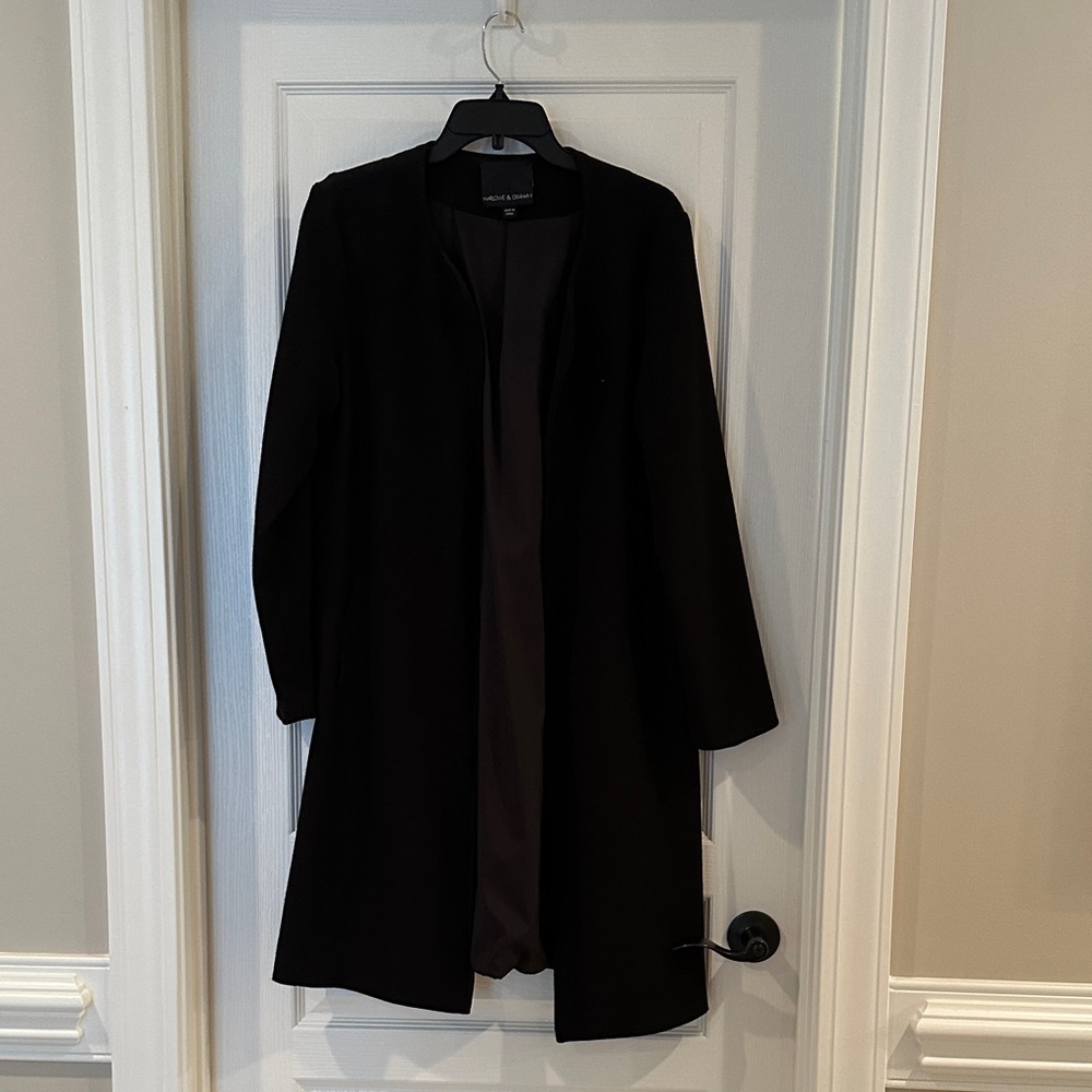 Harlowe & Graham Classic Black Coat